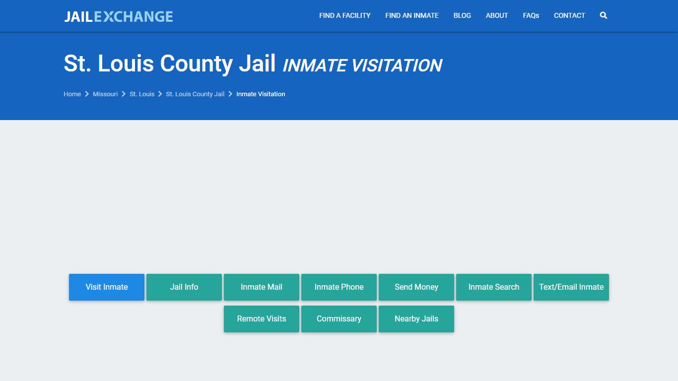 St. Louis County Jail Inmate Visitation, Hours & Schedule | Clayton ...